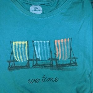 Teal Life is Good Shirt